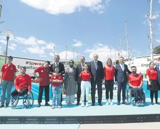 Spor askı engel tanımaz