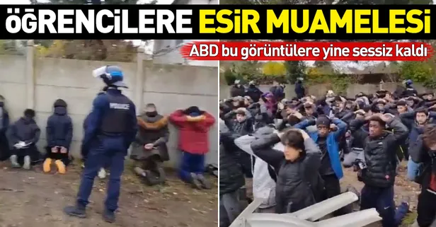 Fransa'da lise öğrencileri gözaltına alındı