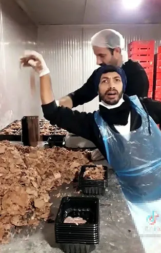 Döner işletmesinde mide bulandıran olay için harekete geçildi! İmha edilecek!