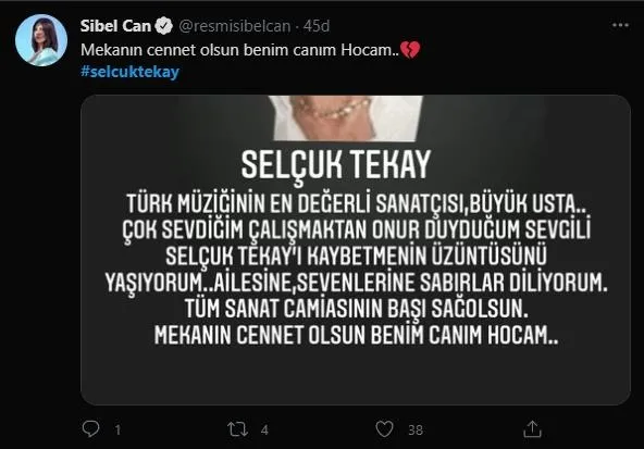 SON DAKİKA: Ünlü keman virtüözü Selçuk Tekay hayatını kaybetti! Acı haberi Emel Sayın duyurdu: Çok üzgünüm-5