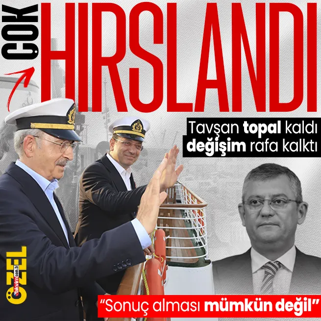 Kılıçdaroğlu hırs yaptı koltuğu bırakmıyor! İmamoğlu havlu attı tavşan Özgür Özel topal kaldı: Sonuç alması mümkün değil