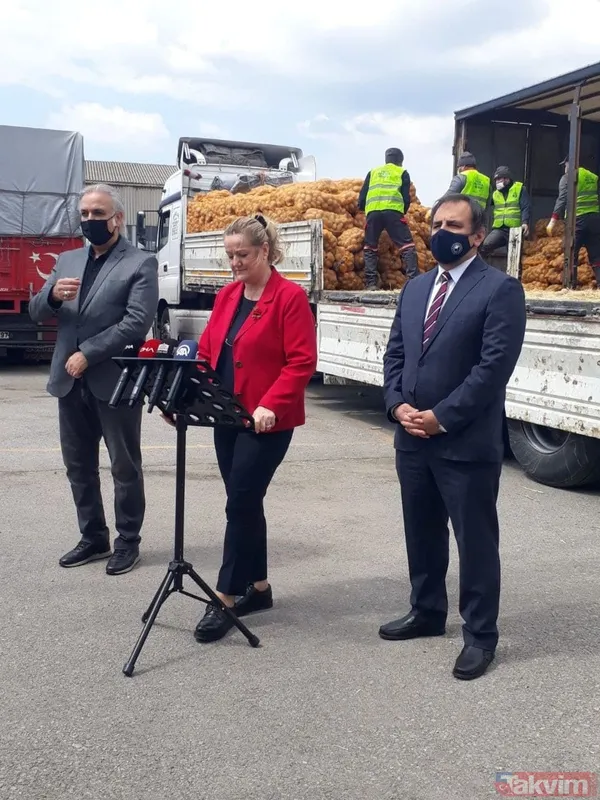 Başkan Erdoğan talimat vermişti! Çiftçiden alınan patatesler ihtiyaç sahibi vatandaşlara dağıtılmaya başlandı - 7