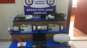 Edirne’de kaçak bitcoin baskını