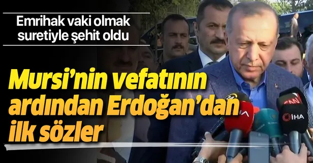 Son dakika... Başkan Erdoğan'dan Muhammed Mursi'nin vefatı üzerine ilk açıklama