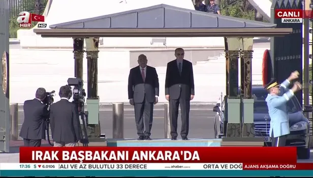 Irak Başbakanı Ankara'da