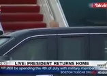 Trump gözünün önündeki limuzini görmedi!