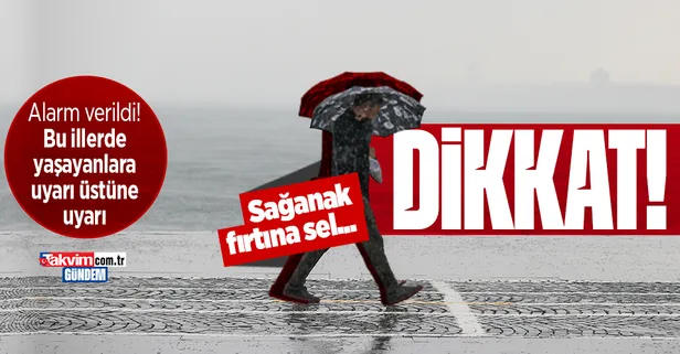 HAVA DURUMU | Sağanak, fırtına, sel! Meteorolojiden bu illerde yaşayanlara kritik uyarı | 17-21 Ocak 2023