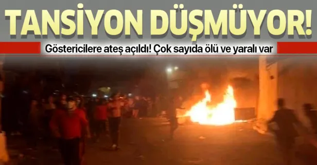 Irak'ın başkenti Bağdat'ta göstericilere ateş açıldı! Çok sayıda ölü ve yaralı var