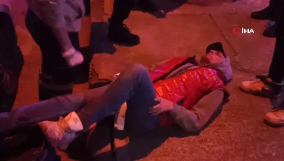 Yaralı arkadaşlarını olay yerinde bırakıp kaçtılar