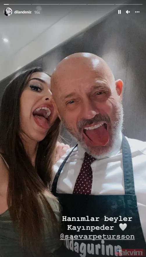 Dilan Çiçek Deniz İzlanda soğuğunda göğüs ve kasık dekoltesiyle aileye girdi! Tuvalette basıldığı İzlandalı sevgilisi ve babası... - 5