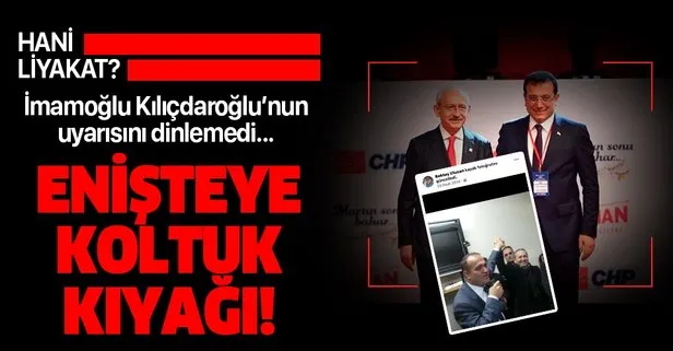 Hani liyakat? CHP İstanbul Milletvekili Özgür Karabat’ın eniştesi KİPTAŞ’ta genel müdür yardımcısı oldu!