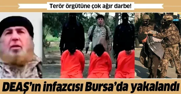 Son dakika: Terör örgütü DEAŞ’ın infazcısı Abu Taki Al Shamy Bursa’da yakalandı!