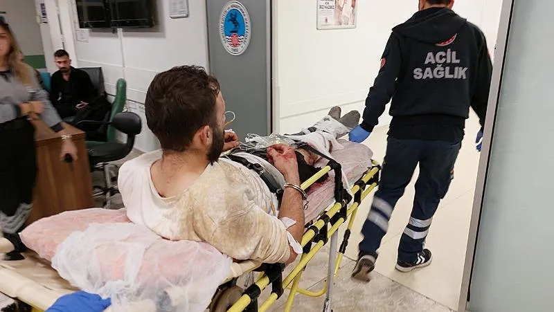 Samsun'da polise saldıran uyuşturucu bağımlısı vurularak etkisiz hale getirildi-2
