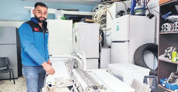 Önce elektrik çarptı sonra yüksekten düştü ardından işe döndü