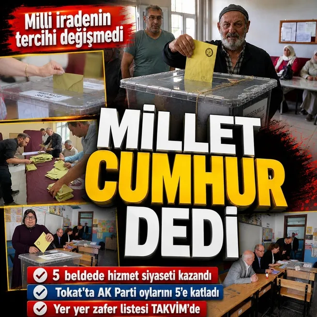 6 belde 362 mahallede ara seçim: Sandıkta Cumhur İttifakı üstünlüğü | AK Parti Tokatta oylarını 5e katladı