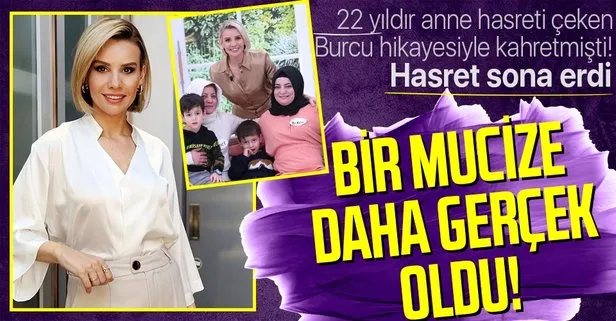 Canlı yayında büyük buluşma! Burcu’nun hayali gerçek oldu 22 yıllık hasret Esra Erol’da son buldu! Anne-kız stüdyo gözyaşlarına boğdu