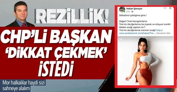 CHP’li Tire İlçe Başkanı Hakan Şenoyar yarı çıplak kadın fotoğrafıyla dikkat çekmeye çalıştı! Görevden alındı...