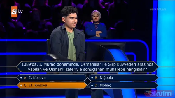 Yanlış Tercih: Süleyman, Tarih Bilgisini Zorlayarak C Şıkkı Iı. Kosova Cevabını Verdi. Ancak Doğru Cevap A Şıkkı I. Kosova Olmalıydı. I. Ve Iı. Kosova...