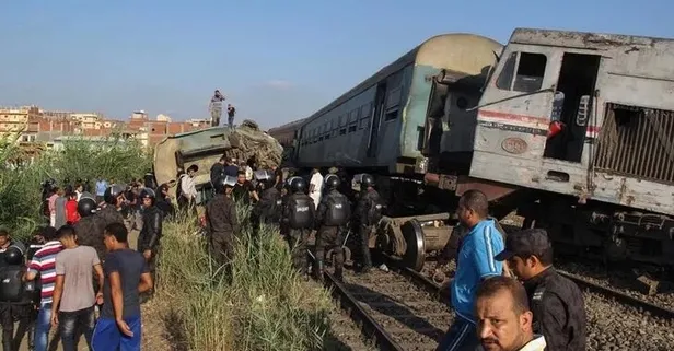 Mısır'da tren kazası: Ölü ve yaralılar var