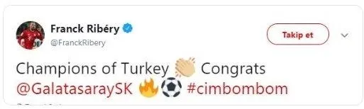 Franck Ribery’den Galatasaray'a tebrik-1