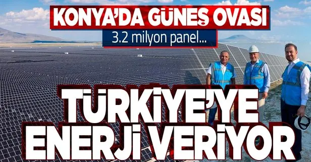 Kalyon Karapınar Güneş Enerji Santrali Türkiye’ye enerji veriyor