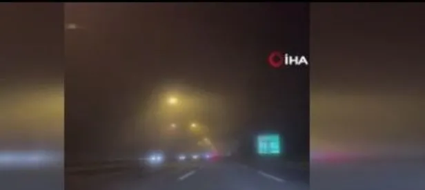 İstanbul’da gece saatlerinde sis etkili oldu