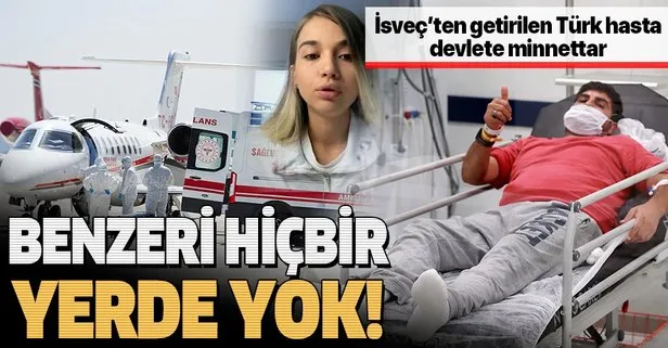 İsveç’ten getirilen Emrullah Gülüşken devlete minnettar: Türkiye’deki sağlık sisteminin benzeri hiçbir yerde yok