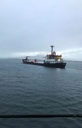 Çanakkale Boğazı'nda gemi arızası!
