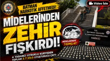 Midede uyuşturucu sevkiyatı! Tutuklandılar!