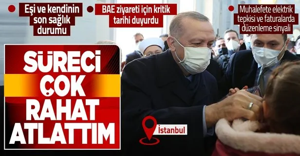 Koronavirüsü atlatan Başkan Erdoğan’dan Cuma namazı sonrası önemli açıklamalar