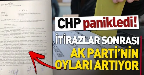 İtiraz kabul edildi! Bağcılar’da 1304 oy AK Parti’ye yazıldı