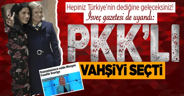 İsveç gazetesinden Başbakan Andersson'a Kakabahev tepkisi: Vahşi PKK'lıyı seçti!