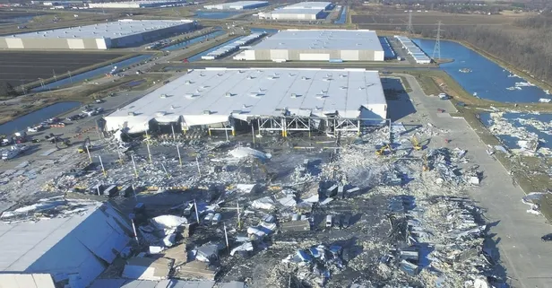 ABD'yi kasırga ve hortum yerle bir etti!