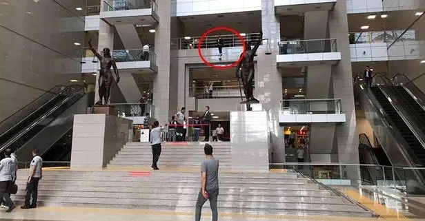 Çağlayan Adliyesi’nde intihar girişimi