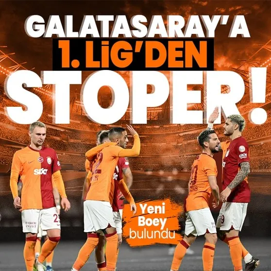 Son dakika Galatasaray transfer haberi! Yeni stoper 1. Lig’den ve 5 golü var... Cimbom bombayı patlatıyor