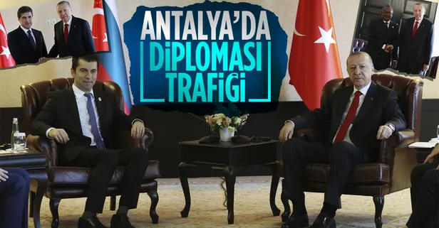 Başkan Erdoğan'dan Antalya'da yoğun diplomasi!