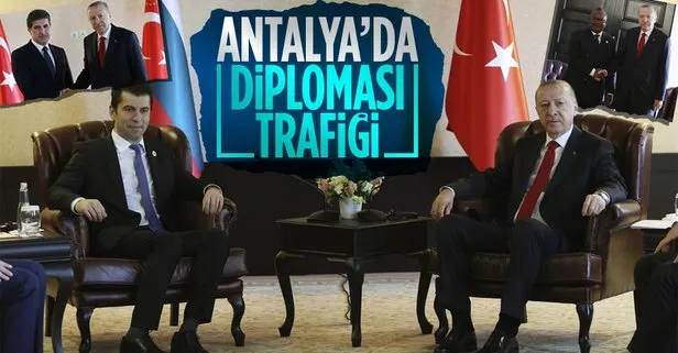 Başkan Erdoğan’dan Antalya’da yoğun diplomasi!