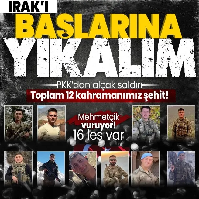 MSB acı haberi duyurdu: Pençe-Kilit bölgesinde 6 kahraman askerimiz şehit oldu, 1 askerimiz yaralandı! Terör örgütü PKKya bombardıman