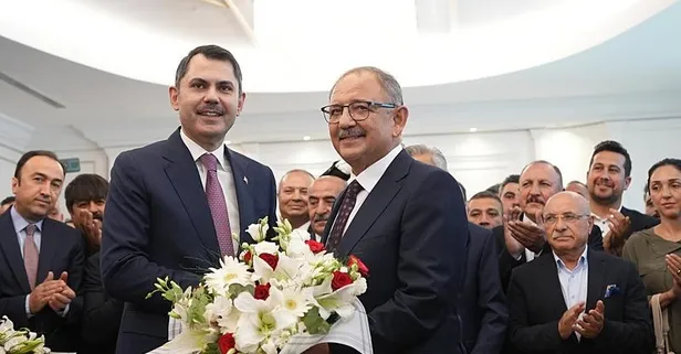 Çevre, Şehircilik ve İklim Değişikliği Bakanlığı'nda devir teslim! Murat Kurum görevi Mehmet Özhaseki'den devraldı
