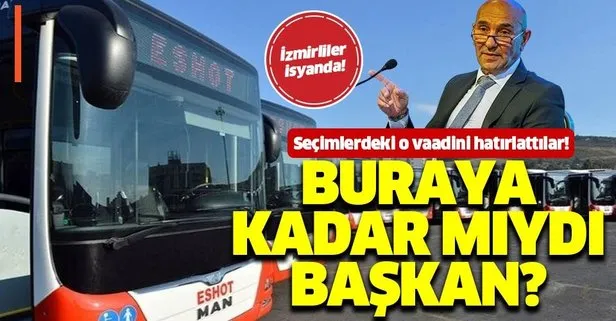 CHP’li İzmir Büyükşehir Belediyesi’nin toplu taşıma kararına tepkiler çığ gibi büyüyor! #90DakikamaDokunma
