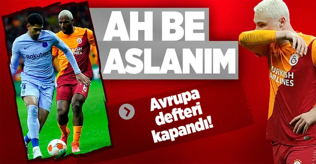 Galatasaray UEFA Avrupa Ligi'ne veda etti! (Galatasaray 1-2 Barcelona MAÇ SONUCU ÖZET)