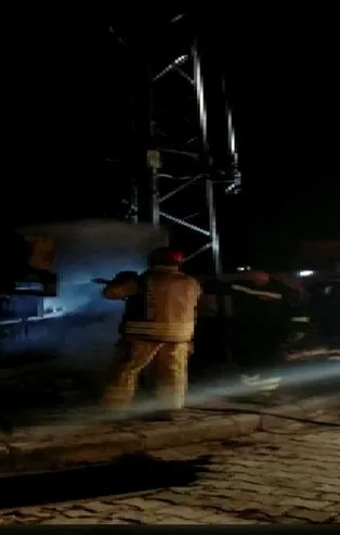 İstanbul Silivri'de trafo patladı!