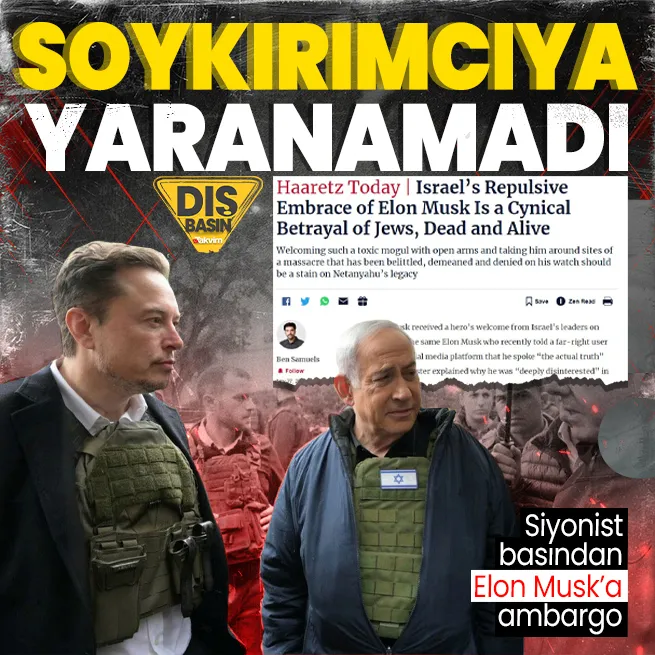 Elon Musk soykırımcıya yaranamadı! İsrail basını topa tutuyor: Netanyahu’nun ABD’li milyarderi kucaklaması Yahudilere ihanettir