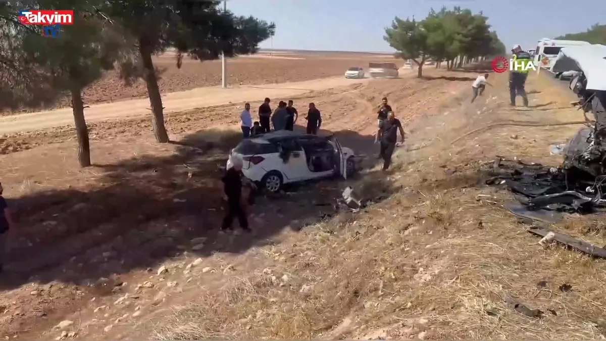 Saniyeler içinde facia: Şanlıurfa’da 1 ölü, 14 yaralı! Korkunç anlar kamerada!