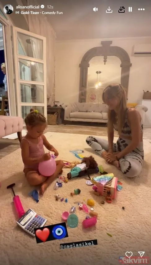 Minik Eliz annesi Buse Varol’un kopyası! Çağla Şıkel ile Alişan’ın kızı Eliz’in ev hallerine bakın! O anlar ilgi odağı oldu! - 19