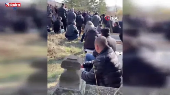 Kayseri’de öldürülen site görevlisinin eşi memleketinde toprağa verildi