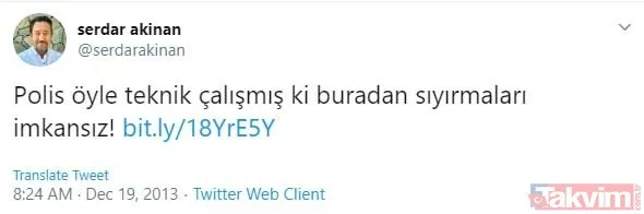 Elazığ depremi üzerinden alçak bir iftiraya imza atan Oda TV yazarı Serdar Akinan'ın skandal tweetleri ortaya çıktı!