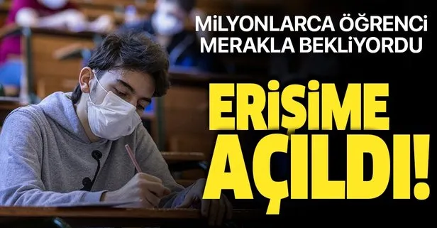 Son dakika: 2020-YKS cevap kağıtları ve aday cevapları erişime açıldı