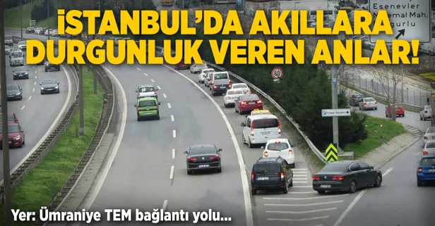 İstanbul'da akıllara durgunluk veren anlar