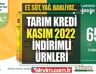 Tarım Kredi Kooperatif marketleri AKTÜEL ÜRÜNLER FİYATI! 86,90'dan düştü! 11-15 Kasım indirimli ürünleri belli oldu!